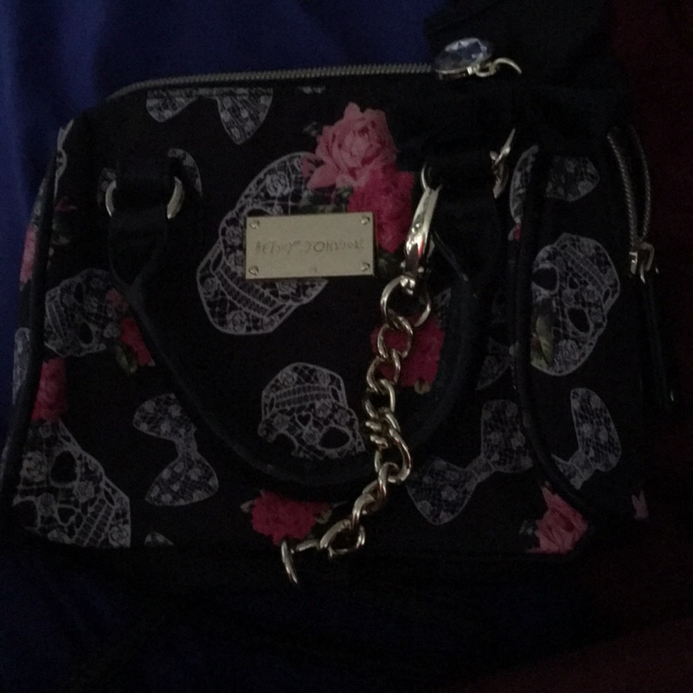 Betsy Johnson Skull Purse
